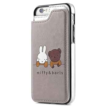 【最終値下げ】 ミッフィー スパンコール刺繍　スマホ 携帯 ケース 未使用 ミッフィー MIFFY&ANIMALS iPhone SE (第3世代/第2世代) / 8 / 7